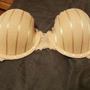 Nude strapless bra